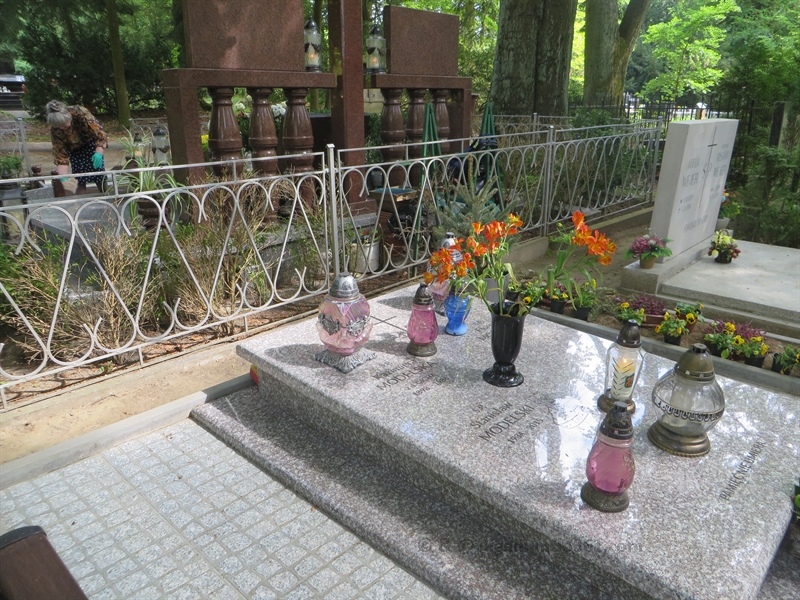 At the Central Cemetery of Szczecin (Stettin) in Poland